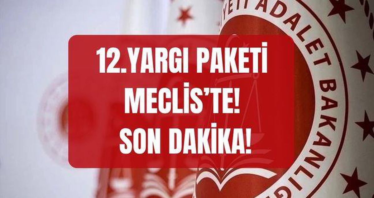 12. YARGI PAKETİ SON DAKİKA! (30 TAM MADDE) 12. Yargı Paketi Meclis'ten geçti mi? Yeni Yargı Paketi'nde af var mı, infaz..