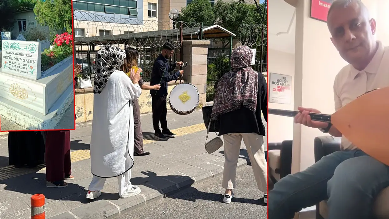 Kızları öldü: Mezar taşı aralarını açtı! İlginç boşanmada halaylı ve bağlamalı son