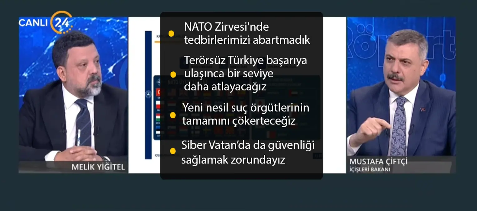 Bakan Çiftçi 24 TV'de: Türkiye'nin büyük bir devlet olduğu tescillendi