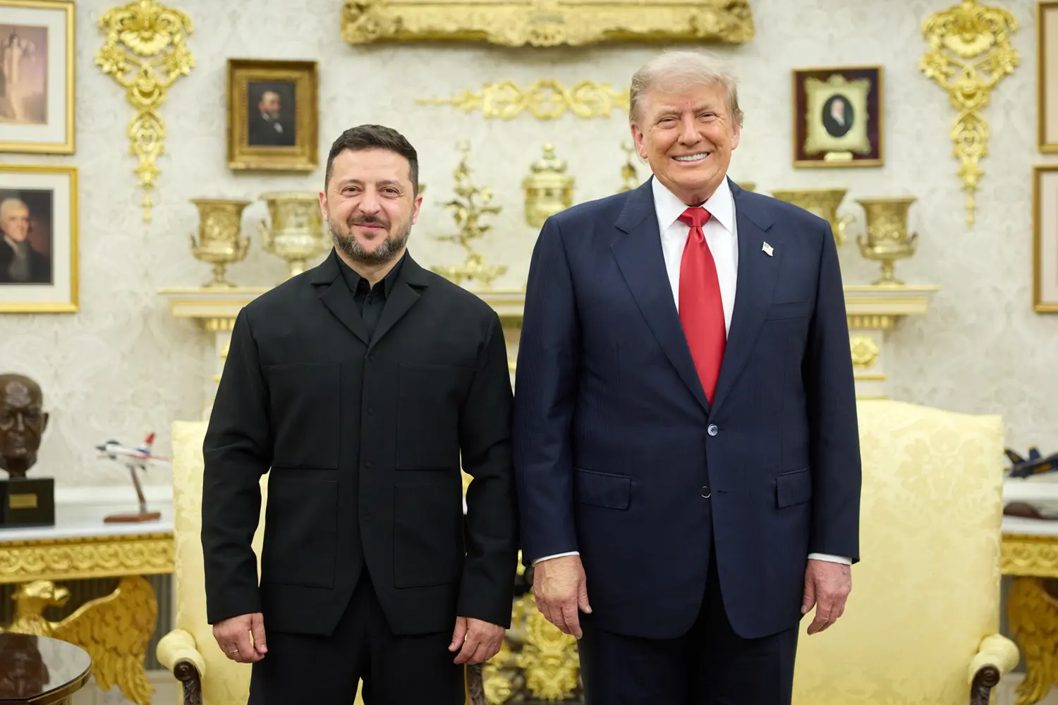 Beyaz Saray'da ABD-Ukrayna zirvesi! Zelenski: Trump'la Patriot füzelerini görüştük