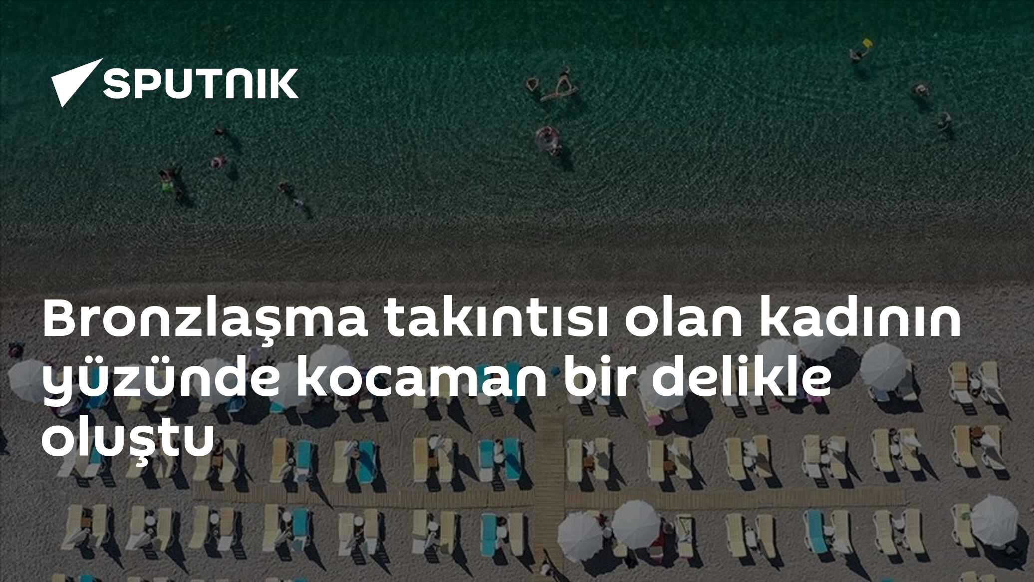 Bronzlaşma takıntısı olan kadının yüzünde kocaman bir delikle oluştu