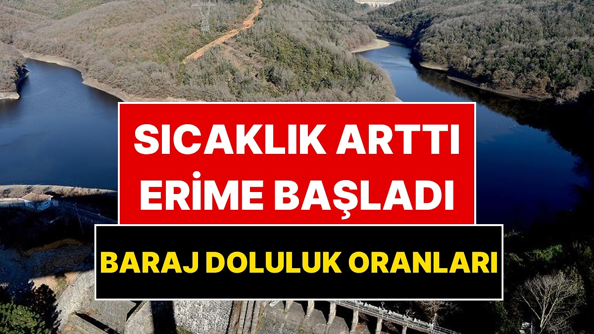 İstanbul Barajlarında Haziran Erimesi Başladı! İSKİ 8 Haziran Güncel Su Seviyelerini Açıkladı