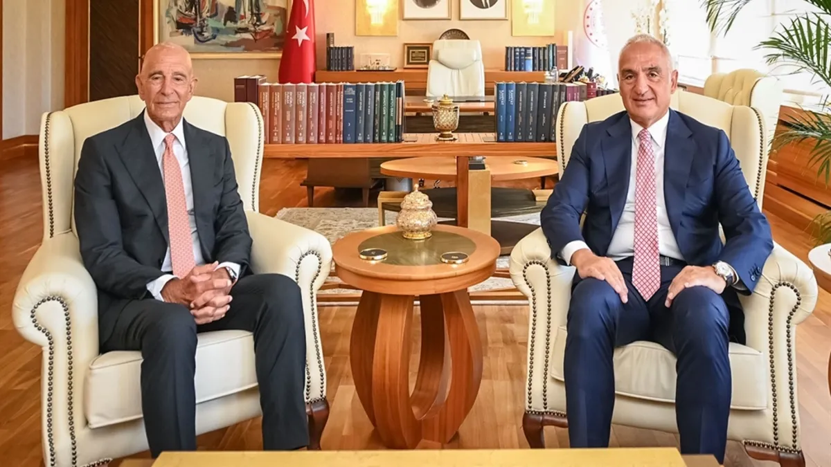 Kültür ve Turizm Bakanı Mehmet Nuri Ersoy, ABD Büyükelçisi Barrack’ı kabul etti