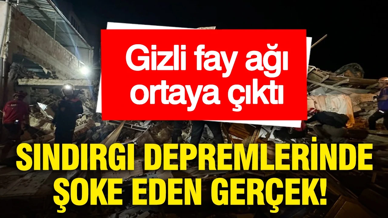Sındırgı depremlerinde şoke eden gerçek: Gizli fay ağı ortaya çıktı