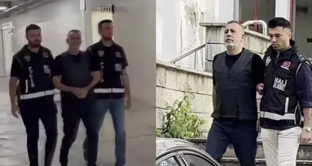 Haluk Levent'in tutuklanma görüntüsü ortaya çıktı! Dikkat çeken kelepçe detayı