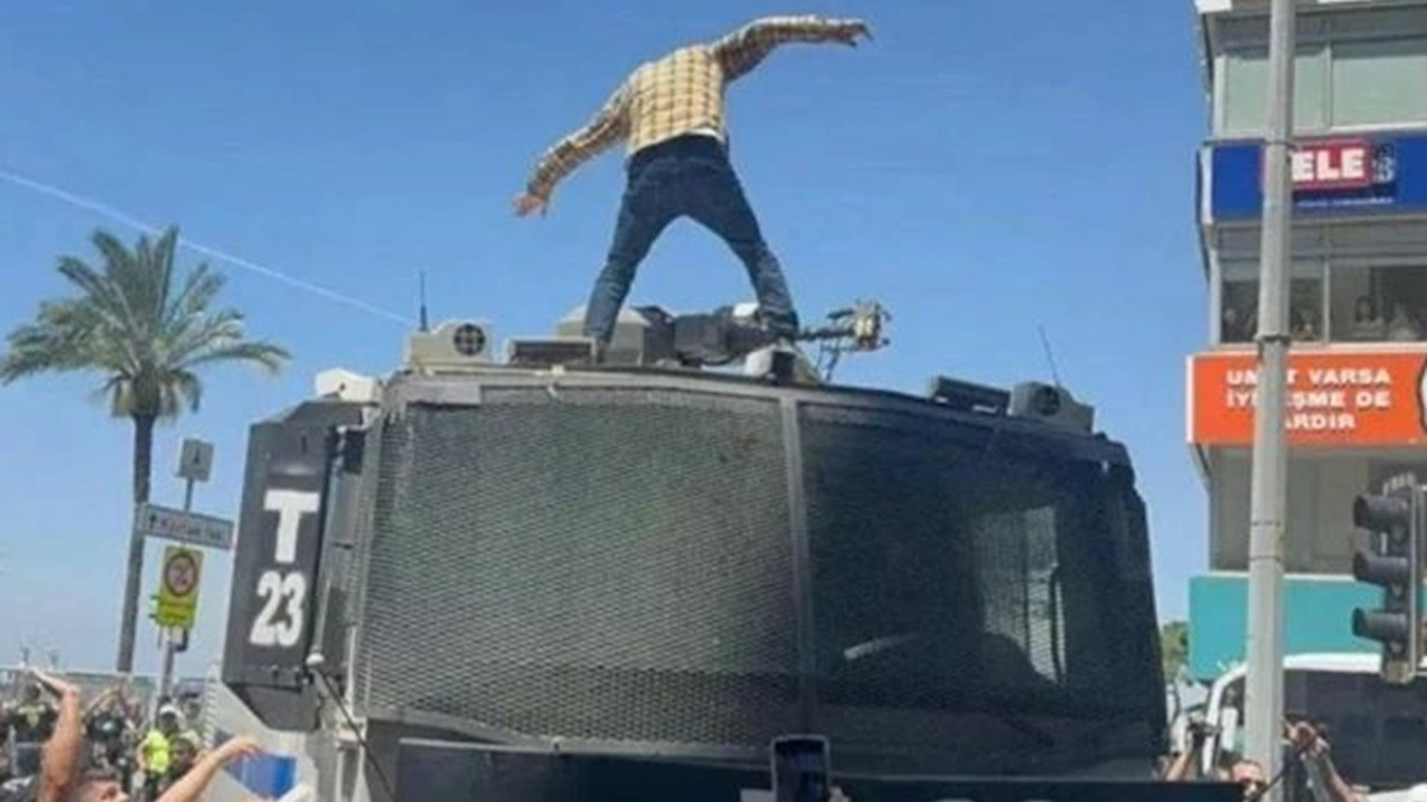 27 Mayıs'ta tutuklanmıştı: İzmir’de TOMA’ya çıkan eylemci tahliye edildi