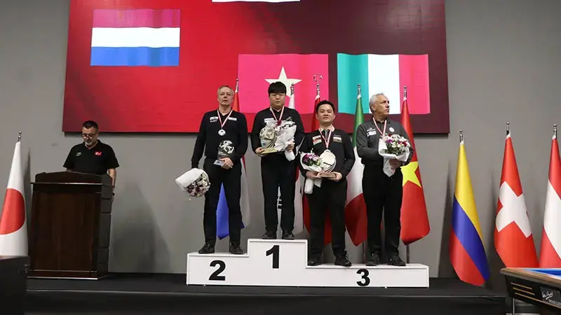 Ankara’daki Bilardo Dünya Kupası’nı Güney Koreli Cho kazandı