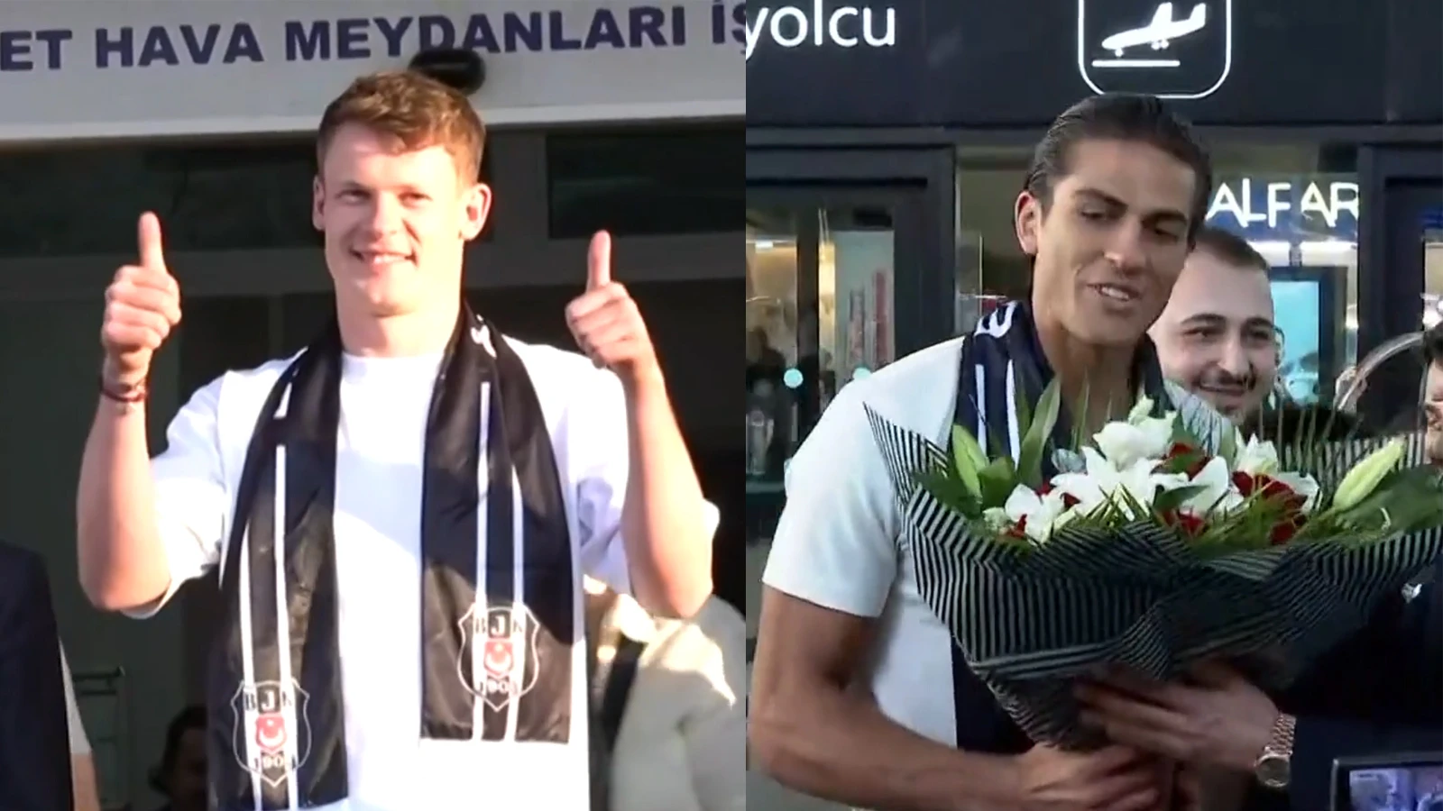 Alexander Nübel ve Doğan Alemdar İstanbul'a geldi