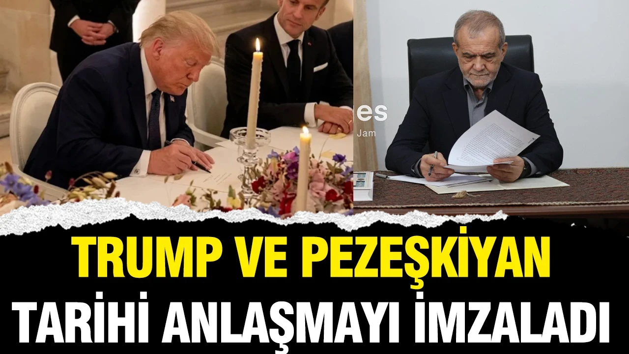 Trump ve Pezeşkiyan tarihi anlaşmayı imzaladı