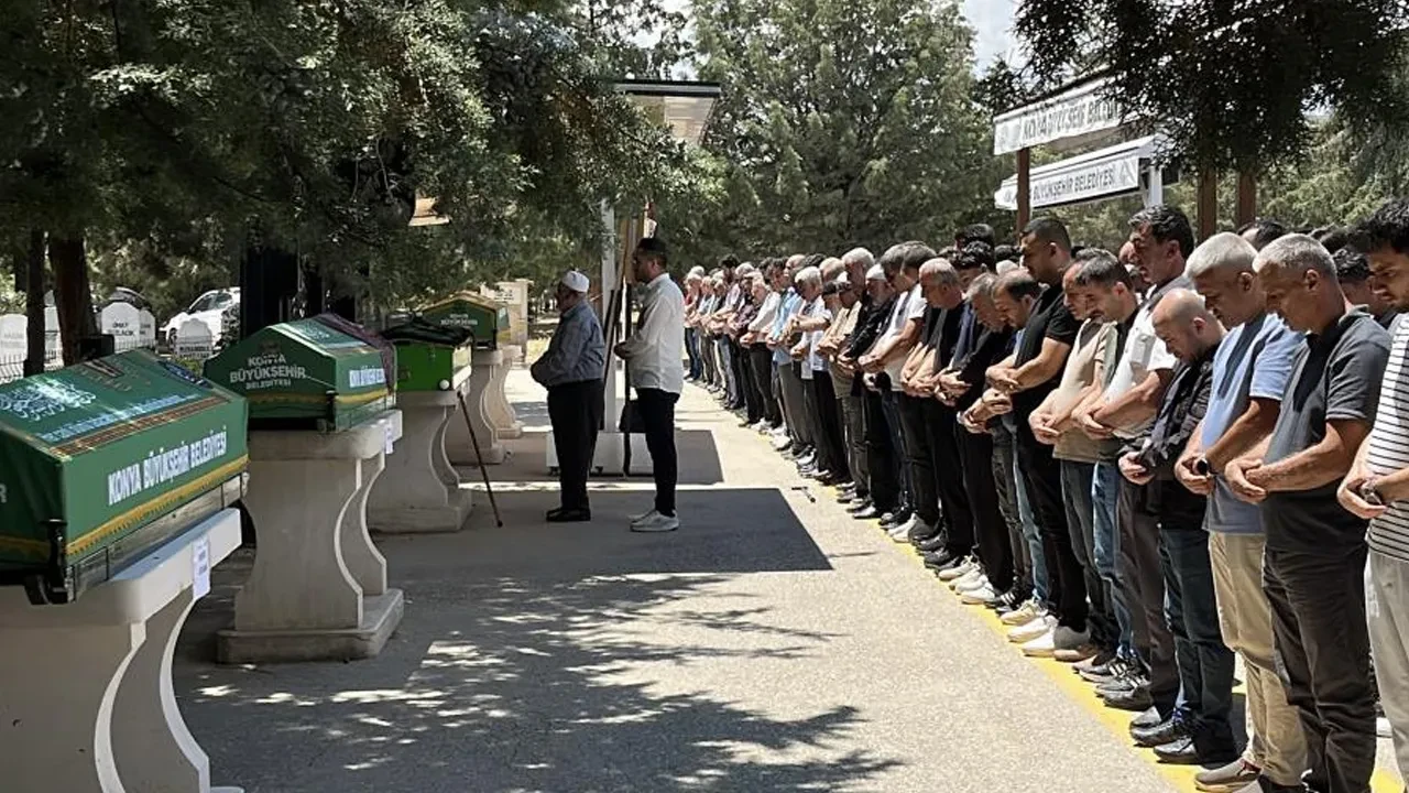 Isparta'daki kazada 5 kişi can vermişti! Konya'da ebediyete uğurlandılar