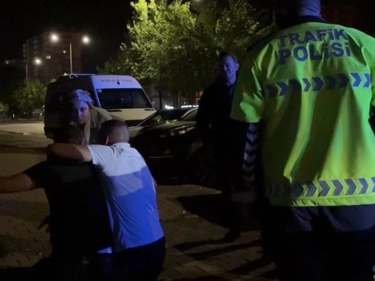 Kayseri'de alkollü sürücünün ağabeyi polise zorluk çıkarttı
