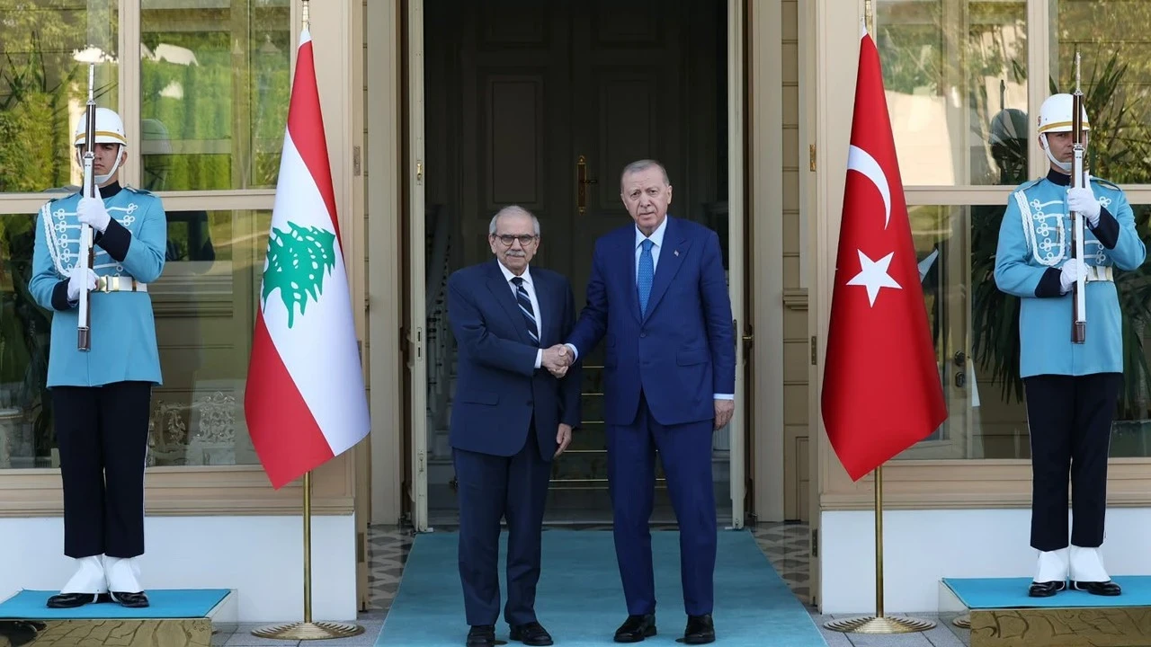 Cumhurbaşkanı Erdoğan, Lübnan Başbakanı Salam'ı kabul etti