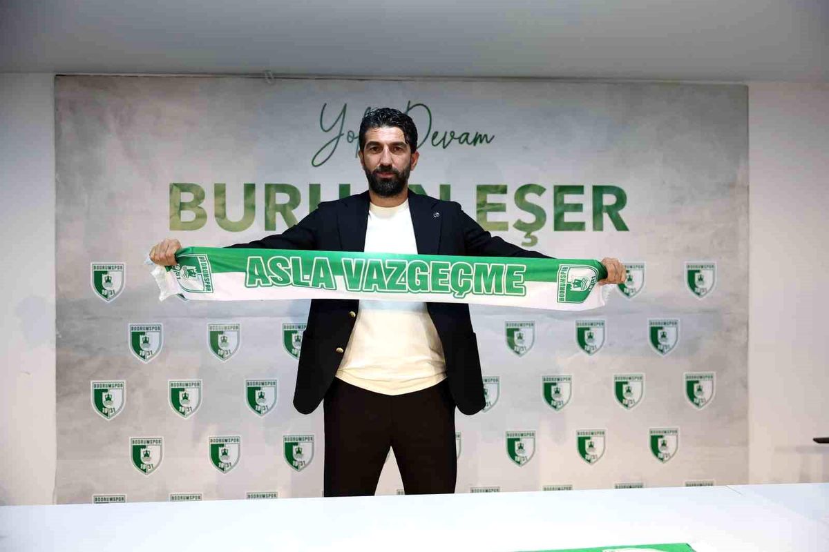 Bodrum FK, Burhan Eşer ile yola devam kararı aldı