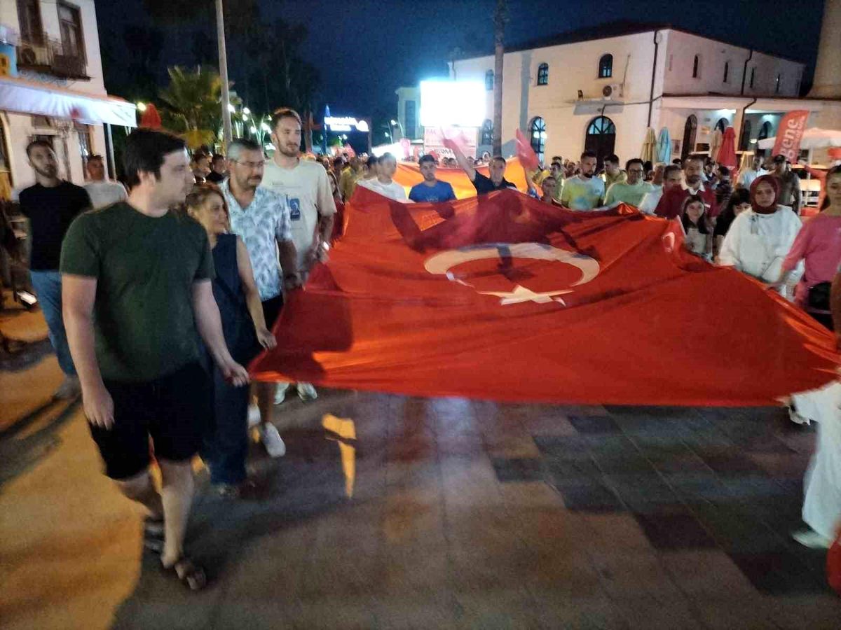 Köyceğiz'de 15 Temmuz kutlamaları gerçekleştirildi