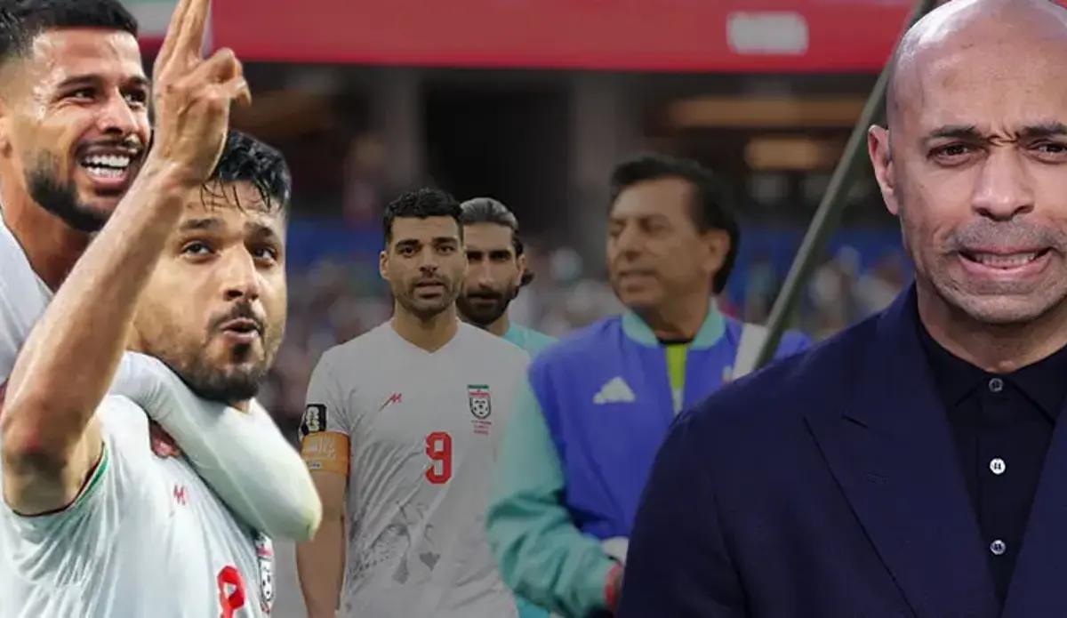 İranlı yıldız Mohebi’nin 'silah işaretli' gol sevinci ortalığı karıştırdı! Thierry Henry olaya dahil oldu