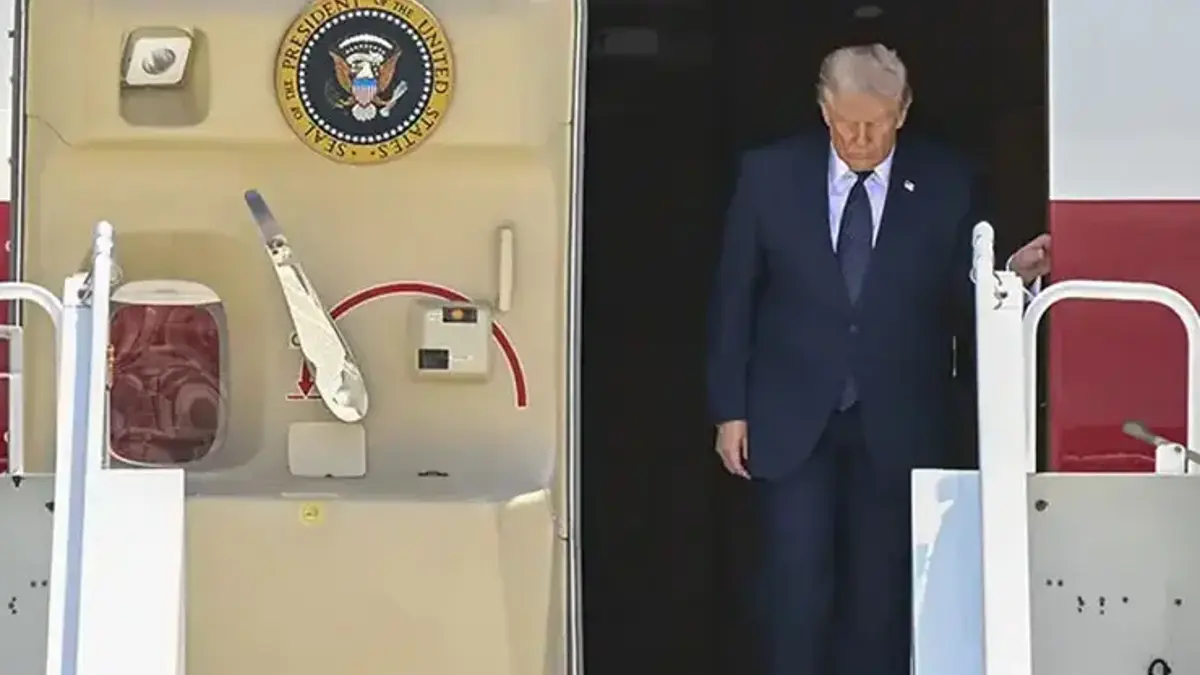 Trump neden geldiği uçakla dönmüyor? Güvenlik sorusuna dikkat çeken yanıt!
