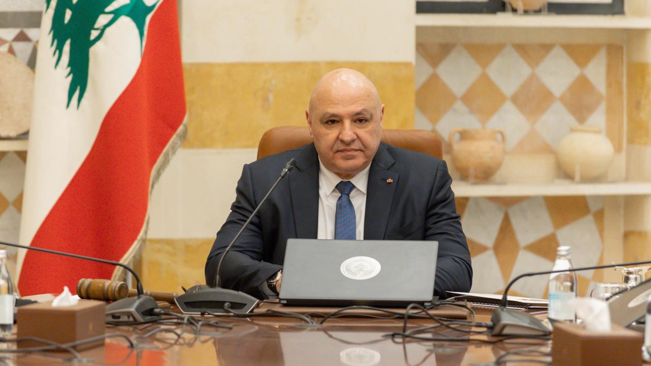 Lübnan Cumhurbaşkanı Avn: İsrail ile gündemde saldırmazlık anlaşması var