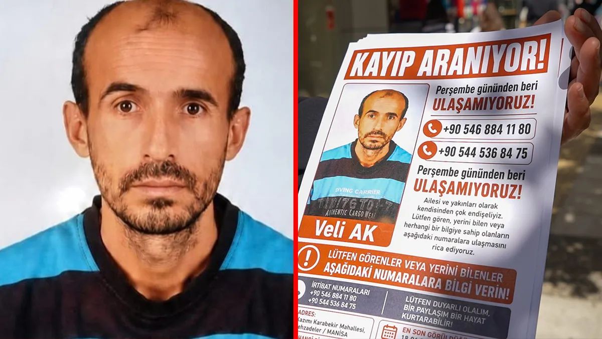 Manisa’da Veli Ak kayıplara karıştı! Ailesi her yerde onu arıyor: 'Ben gidiyorum’ diyerek çıktı bir daha dönmedi!