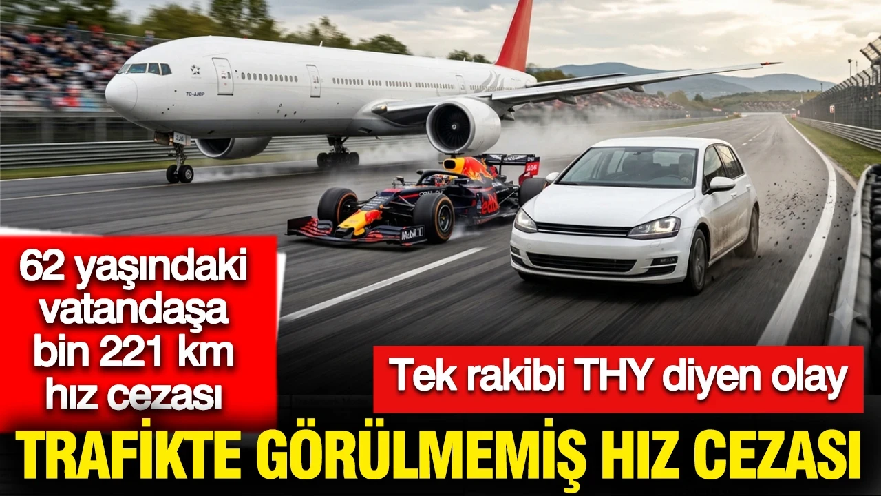 Formula 1'i sollayan hız kaydı: Bin 221 km hız cezası mahkemelik oldu