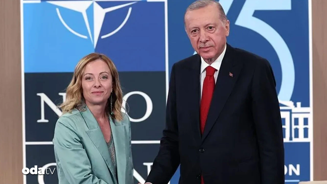 Cumhurbaşkanı Erdoğan Meloni ile görüştü