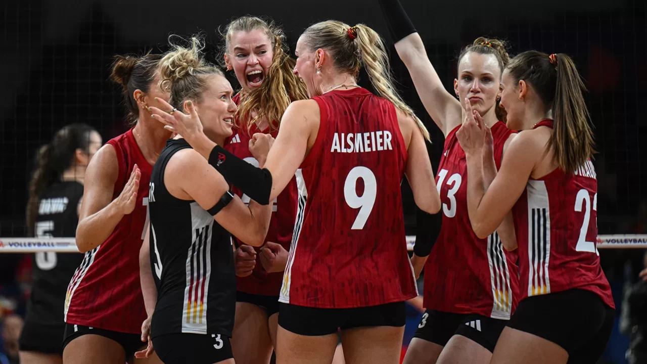 Almanya, FIVB Kadınlar Milletler Ligi'nde Belçika'ya set vermedi: Güç gösterisi