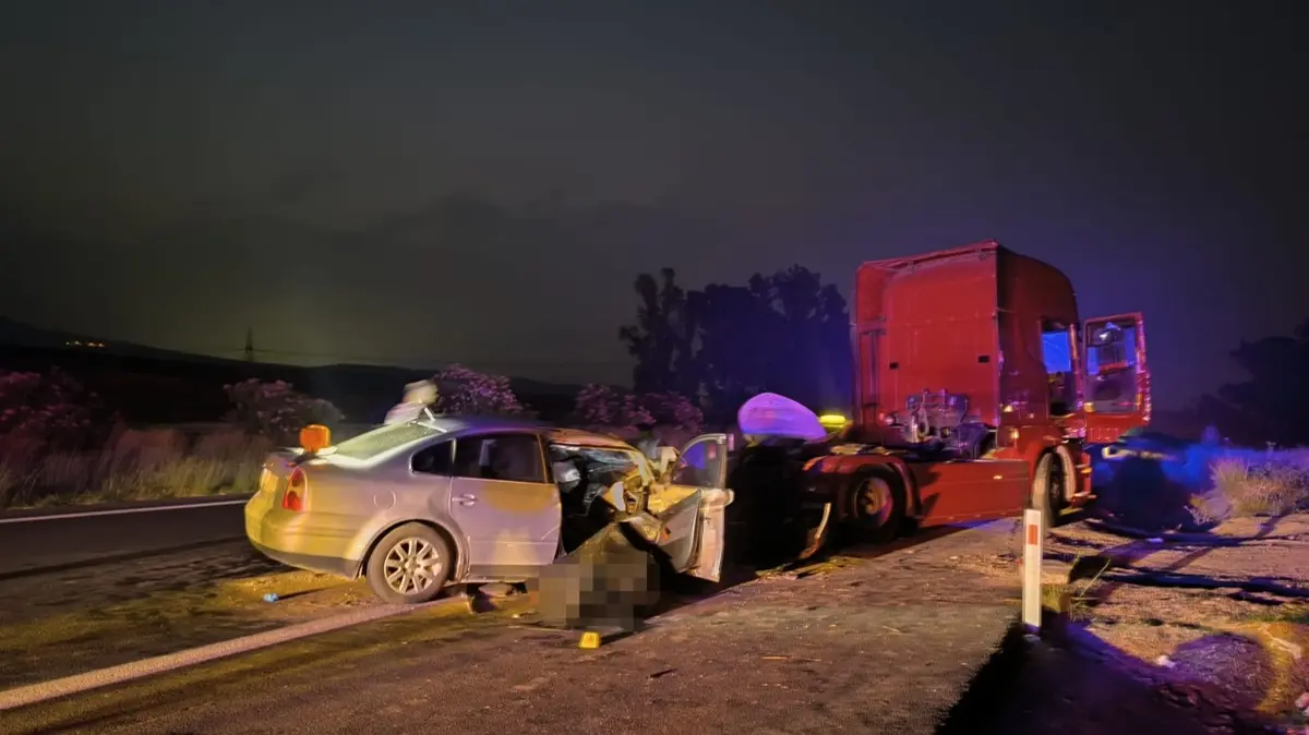 Adana'da otomobil park halindeki tıra çarptı: 2 ölü