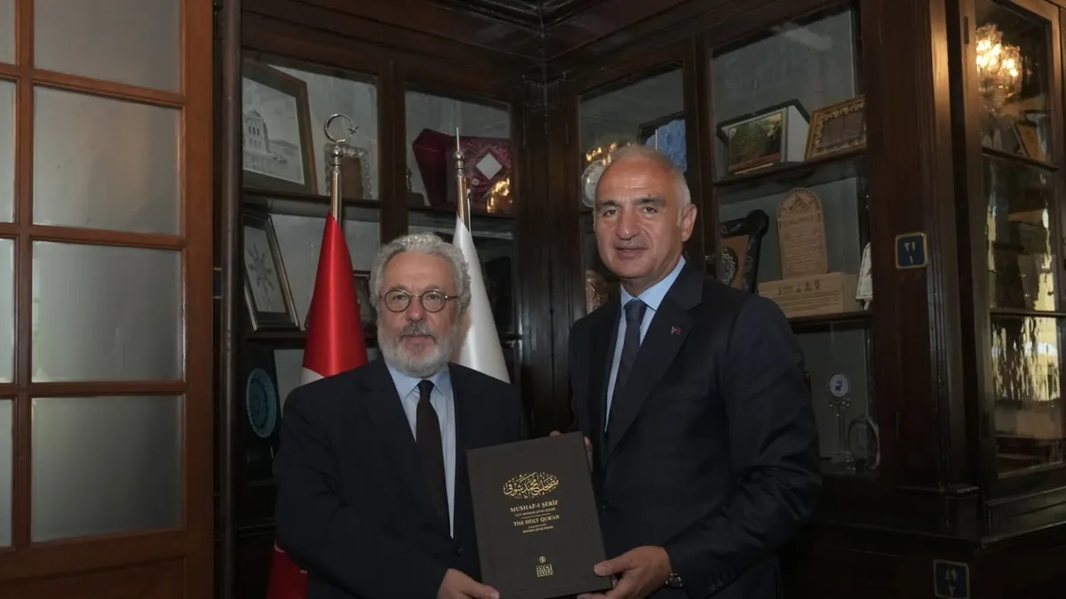 Bakan Ersoy'dan kültürel miras için uluslararası iş birliği vurgusu!
