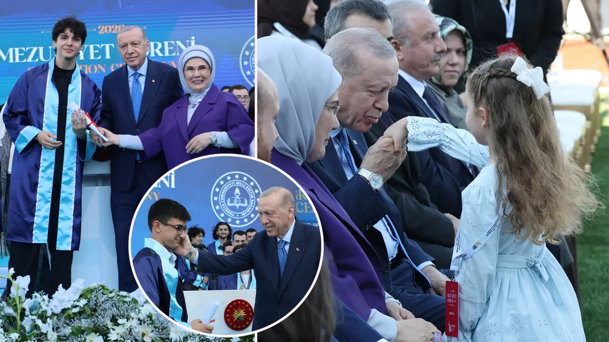 Diplomasını Cumhurbaşkanı Erdoğan verdi! Ömer Tayyip Erdoğan mezun oldu