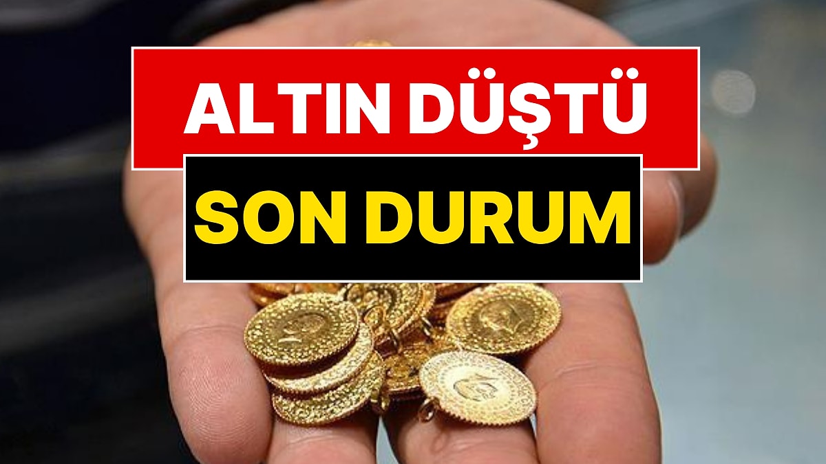 Altın Fiyatları Düşüyor! Gram Altın, Çeyrek Altında Son Durum