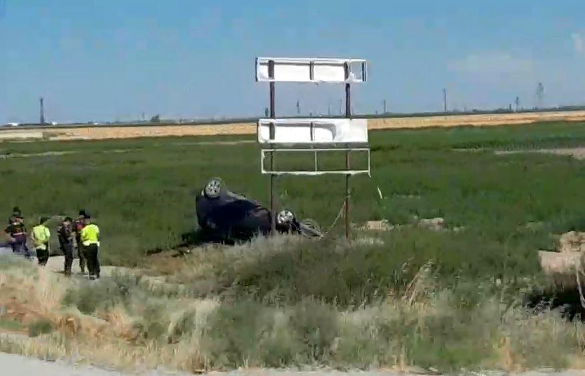 Kontrolden çıkan otomobil takla attı: 1 yaralı