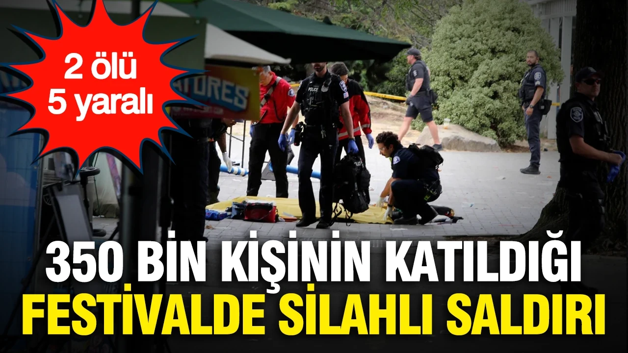 350 bin kişinin katıldığı festivalde silahlı saldırı: 2 ölü, 5 yaralı