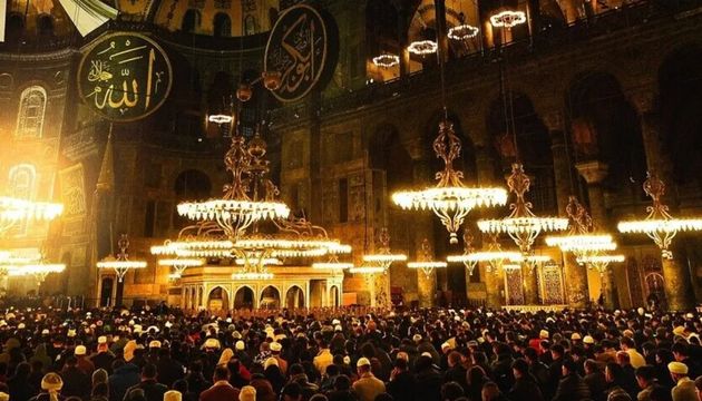 Erdoğan'dan Ayasofya paylaşımı