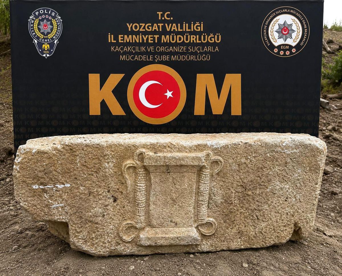 Yozgat'ta iki bin yıllık olduğu değerlendirilen lahit bulundu