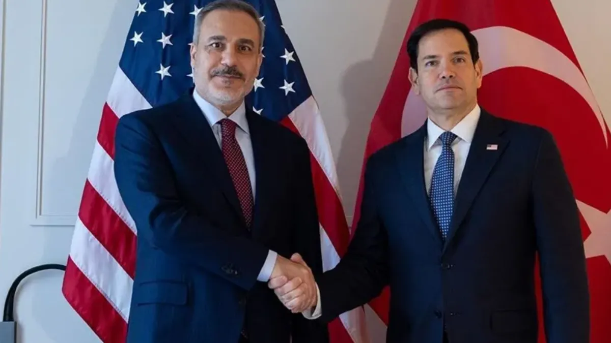 Dışişleri Bakanı Fidan, ABD Dışişleri Bakanı Rubio ile bir araya geldi