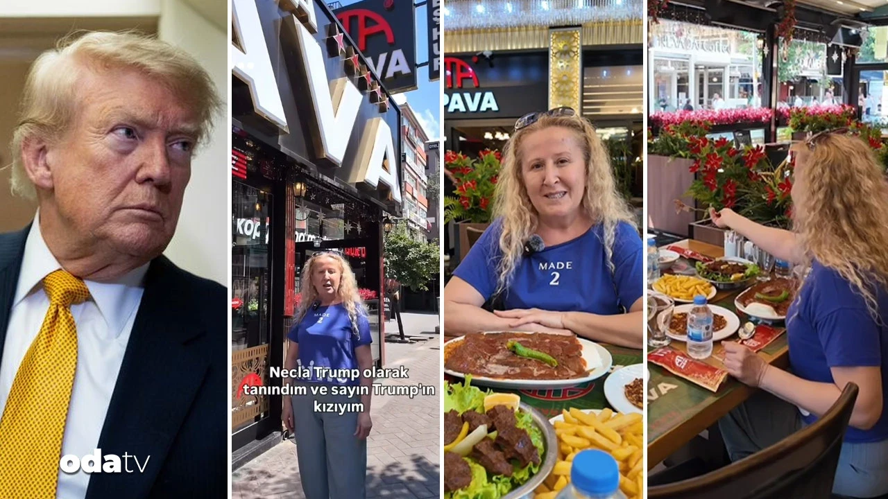 Necla 'Trump' reklamcı oldu: Boş sandalyeye döner uzattı