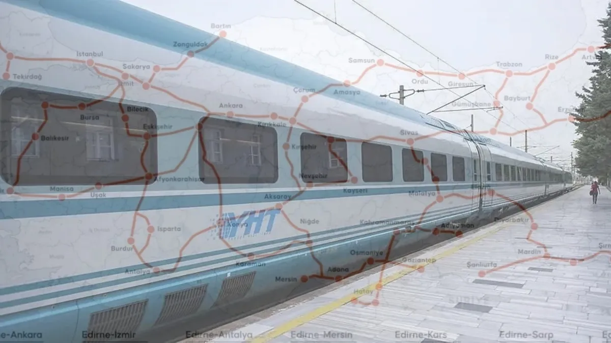 Hızlı trende hedef 2 günde tüm Türkiye... İstanbul'da yeni tren yolu projesi başlıyor