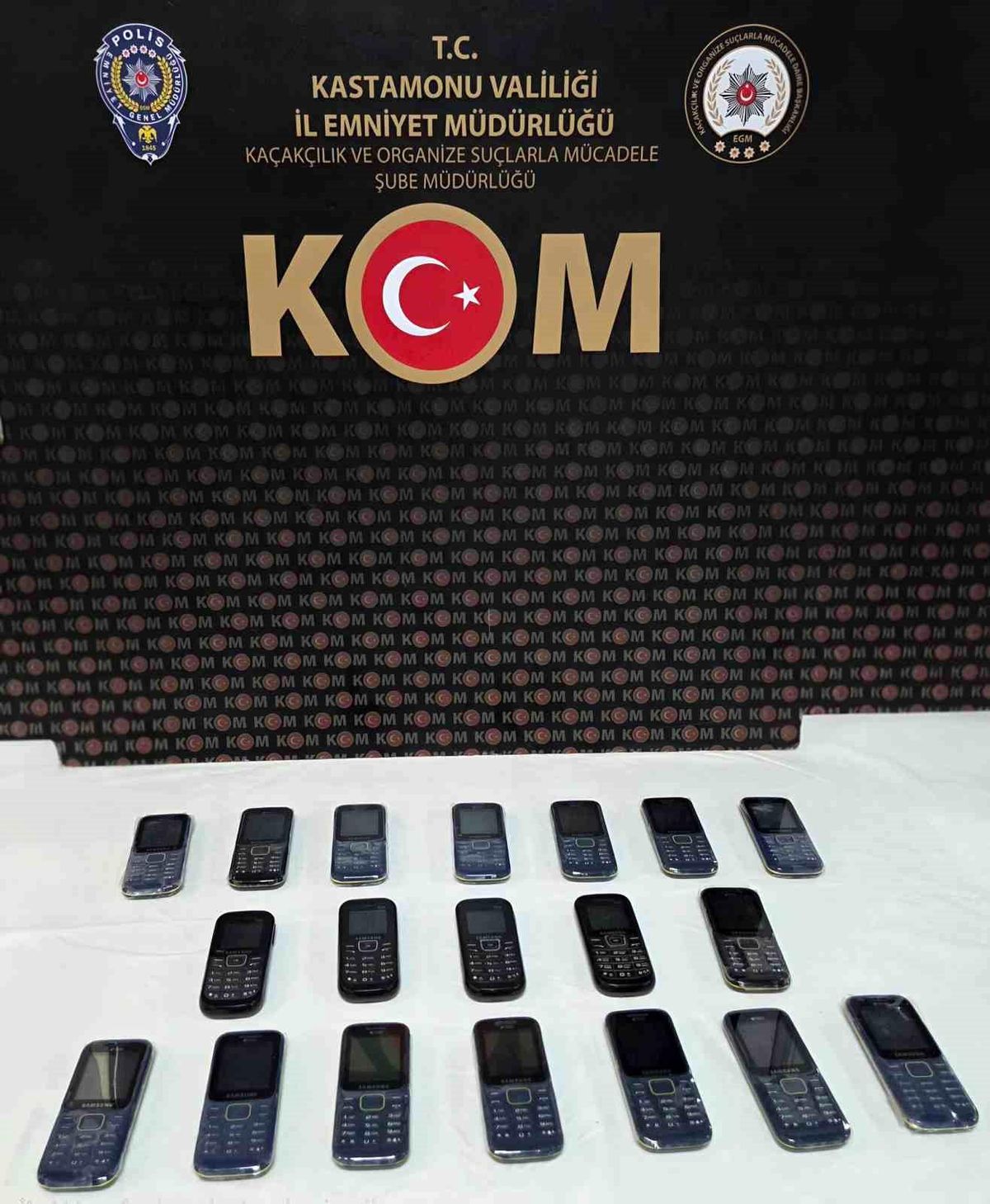 Kastamonu'da kaçak telefon operasyonu: 1 gözaltı