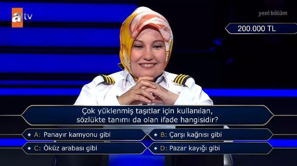 Çok yüklenmiş taşıtlar için kullanılan, sözlükte tanımı da olan ifade hangisidir?