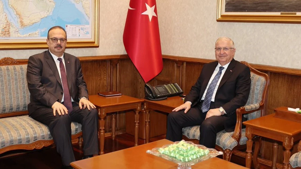 Bakan Güler, Ankara Valisi Canbolat'ı kabul etti