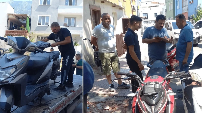 Manisa’da çalınan altı motosiklet 90 güvenlik kamerası incelenerek bulundu: Üç kişi gözaltına alındı
