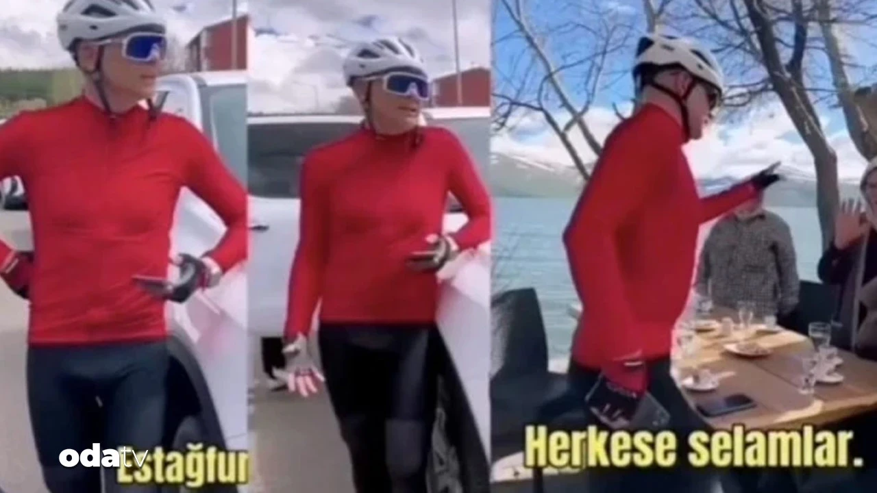 Bisiklet sürerken tay giymesiyle tartışıldı: Vali görevden alındı
