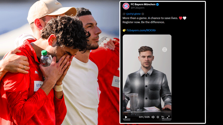Bayern Münih'ten Eren Dinkçi'nin kız arkadaşı için başlatılan kampanyaya anlamlı destek! Kök hücre bağışı çağrısı