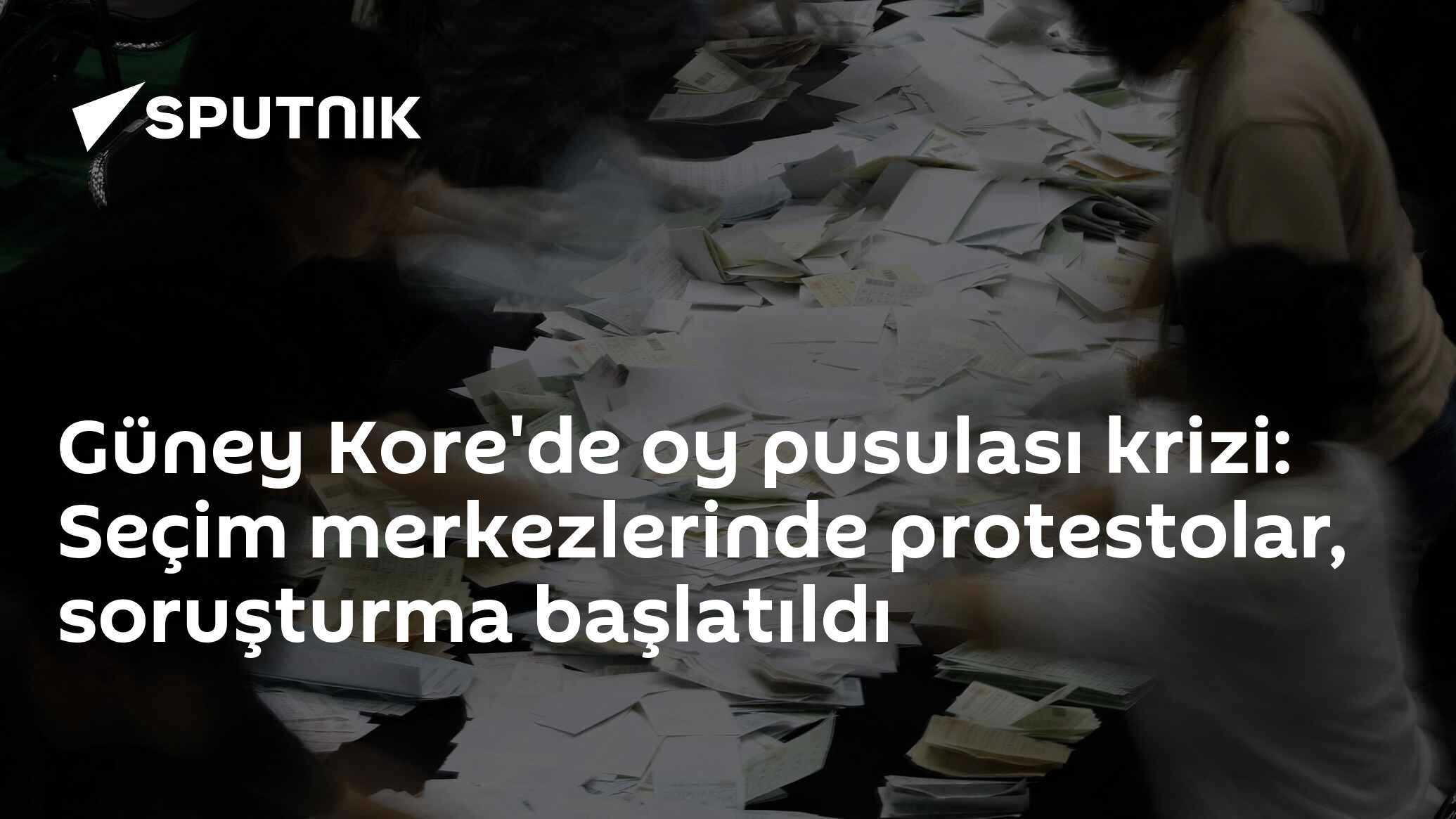 Güney Kore'de oy pusulası krizi: Seçim merkezlerinde protestolar, soruşturma başlatıldı