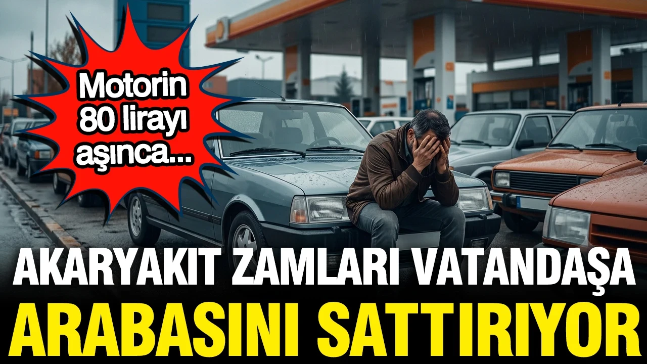 Akaryakıt zammı vatandaşa arabayı sattırıyor