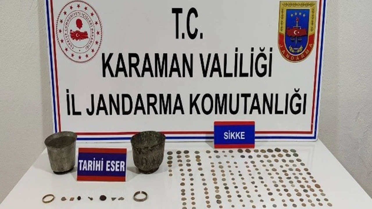 Karaman’da tarihi eser operasyonu: 6 kişi tutuklandı