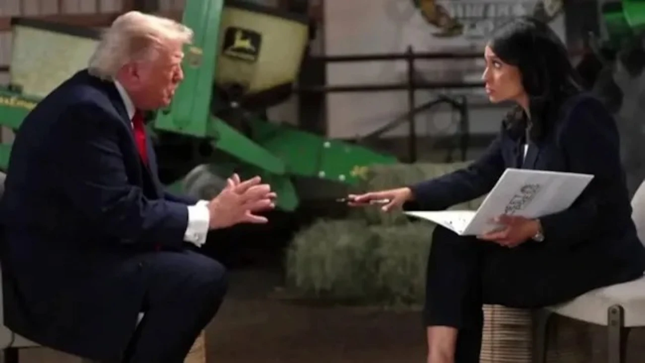 ABD'de canlı yayın krizi! Trump sinirlendi, yayını terk etti