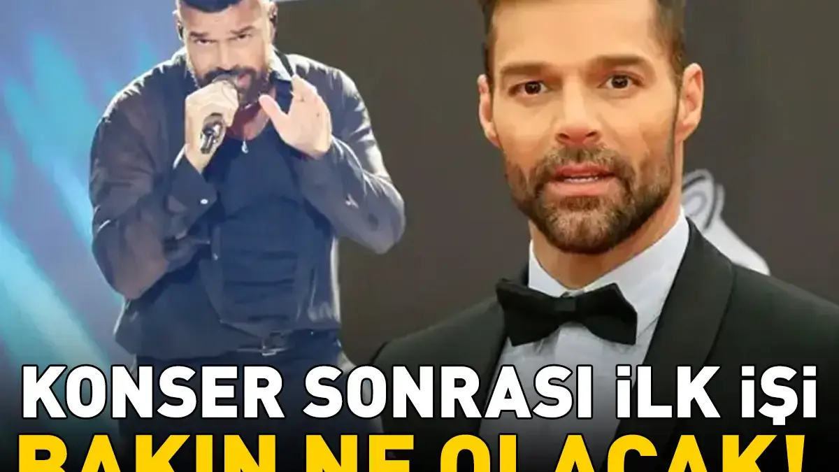 Ricky Martin, İstanbul'da fırtına gibi esecek! Konserden sonra ilk işi bakın ne olacak!