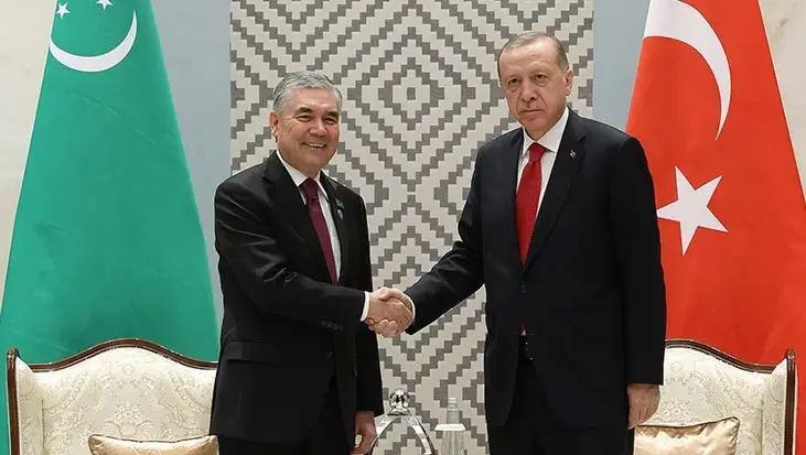 Cumhurbaşkanı Erdoğan, Berdimuhamedov ile telefonda görüştü! Türkmenistan liderine iki dev zirve için resmi davet
