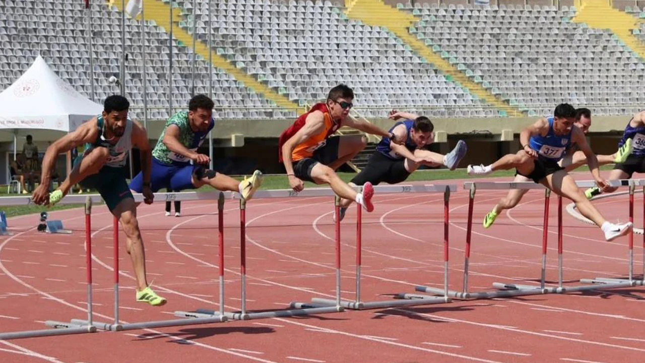 Aydınlı sporcu 110 metre engellide Türkiye rekoru kırdı