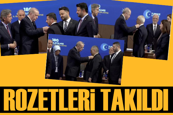 AK Parti'ye katıldılar! Mesut Özarslan, Rasim Arı ve Mehmet Özcan'a rozetleri takıldı
